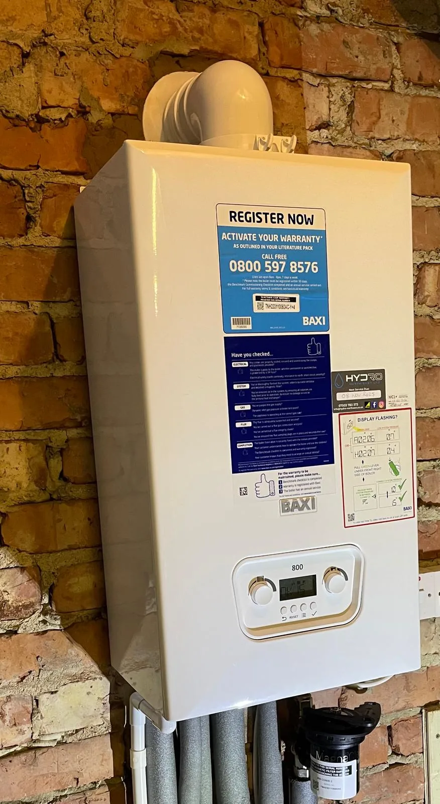 Boiler and heating controls fitted by Hydro North East