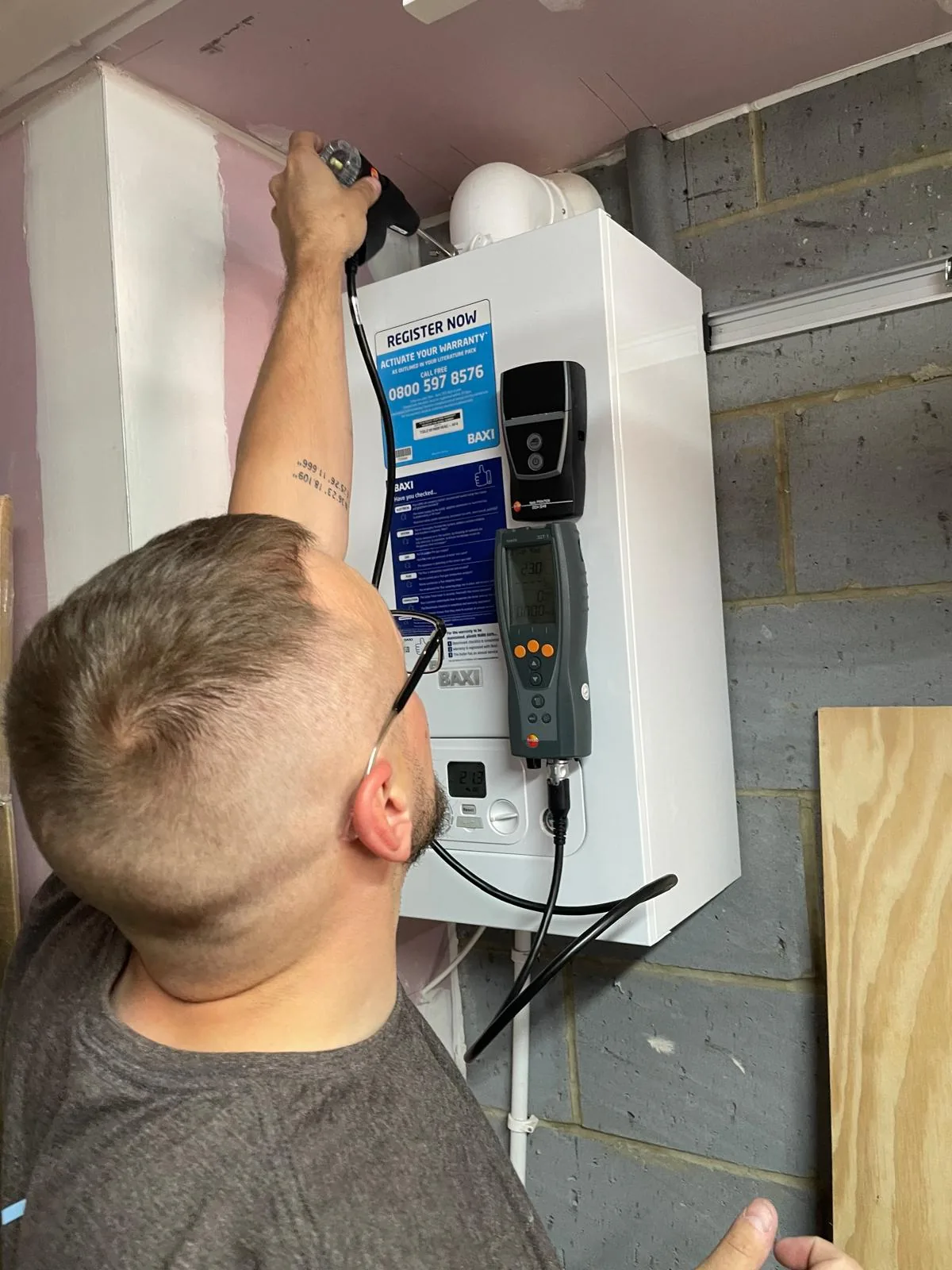 Boiler fault diagnosis and repair